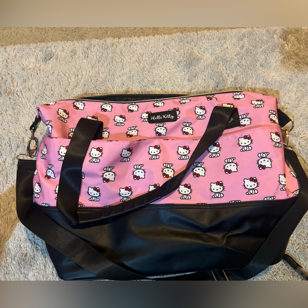 Hello Kitty Pink and Black Patterned Bag